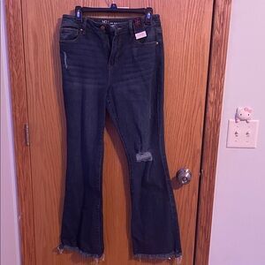 No Boundaries Dark Blue Flare Jeans